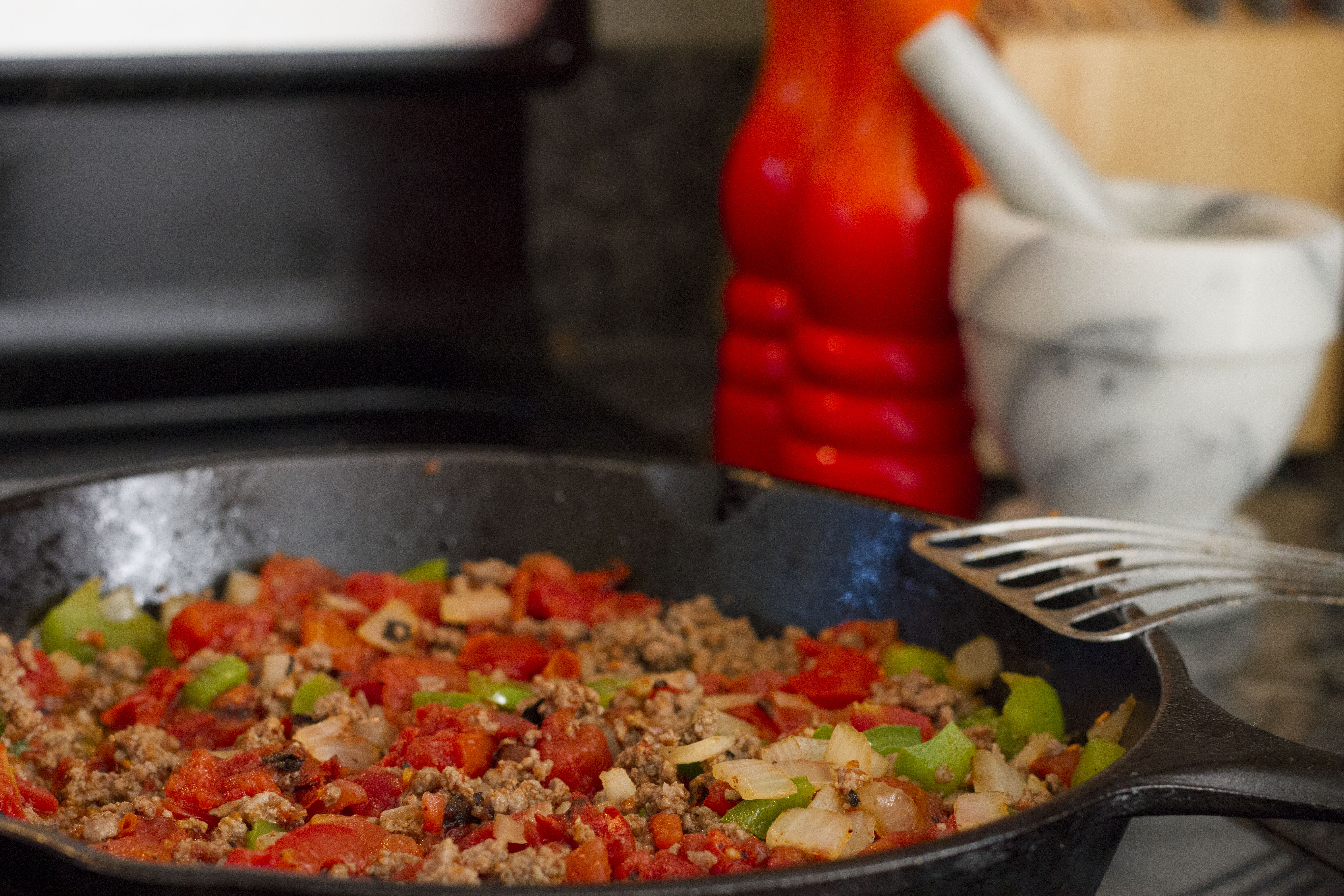 A few spices and this'll be chili.